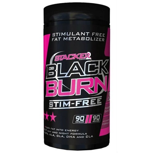 Stacker 2 Black Burn Stim-Free, 90 Capsules